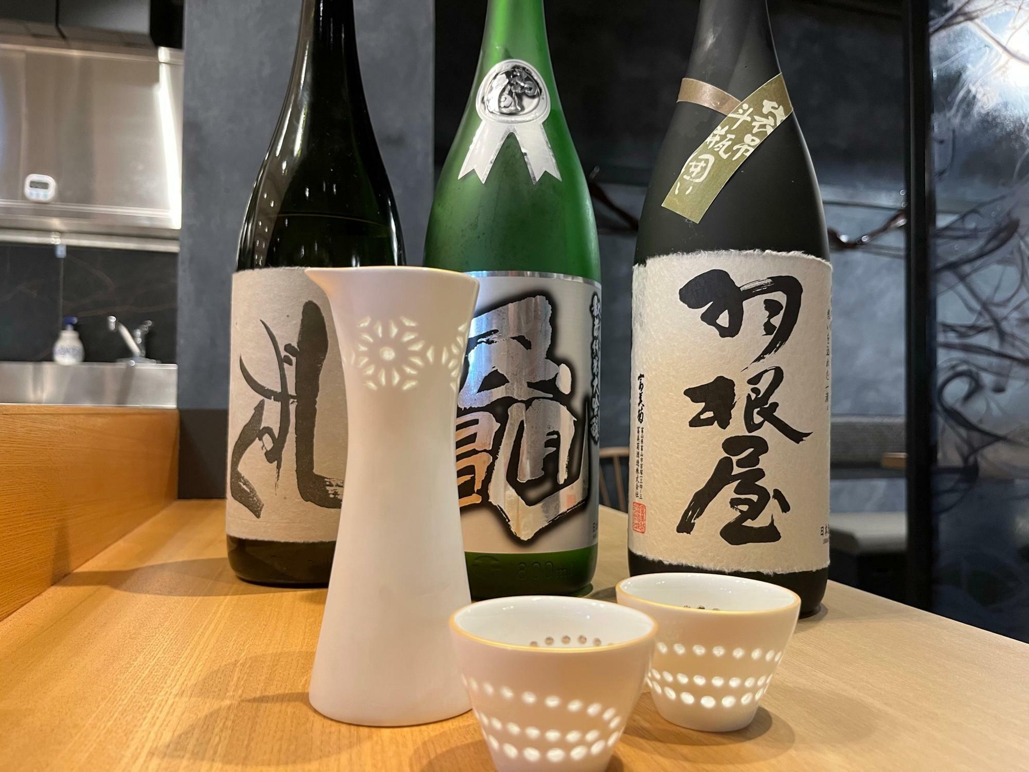 日本各地の銘柄地酒が50種類以上