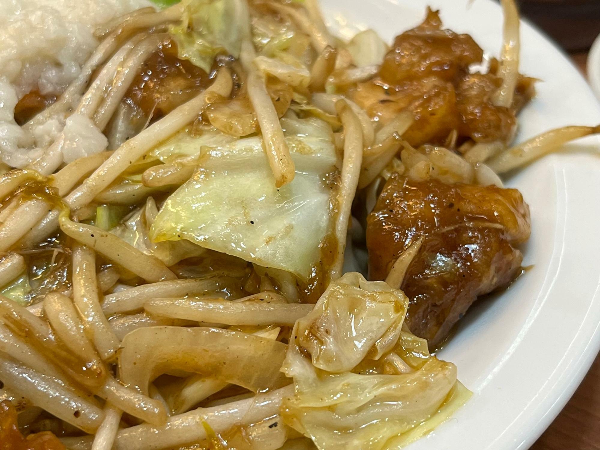 シャキシャキ野菜とジューシーなお肉