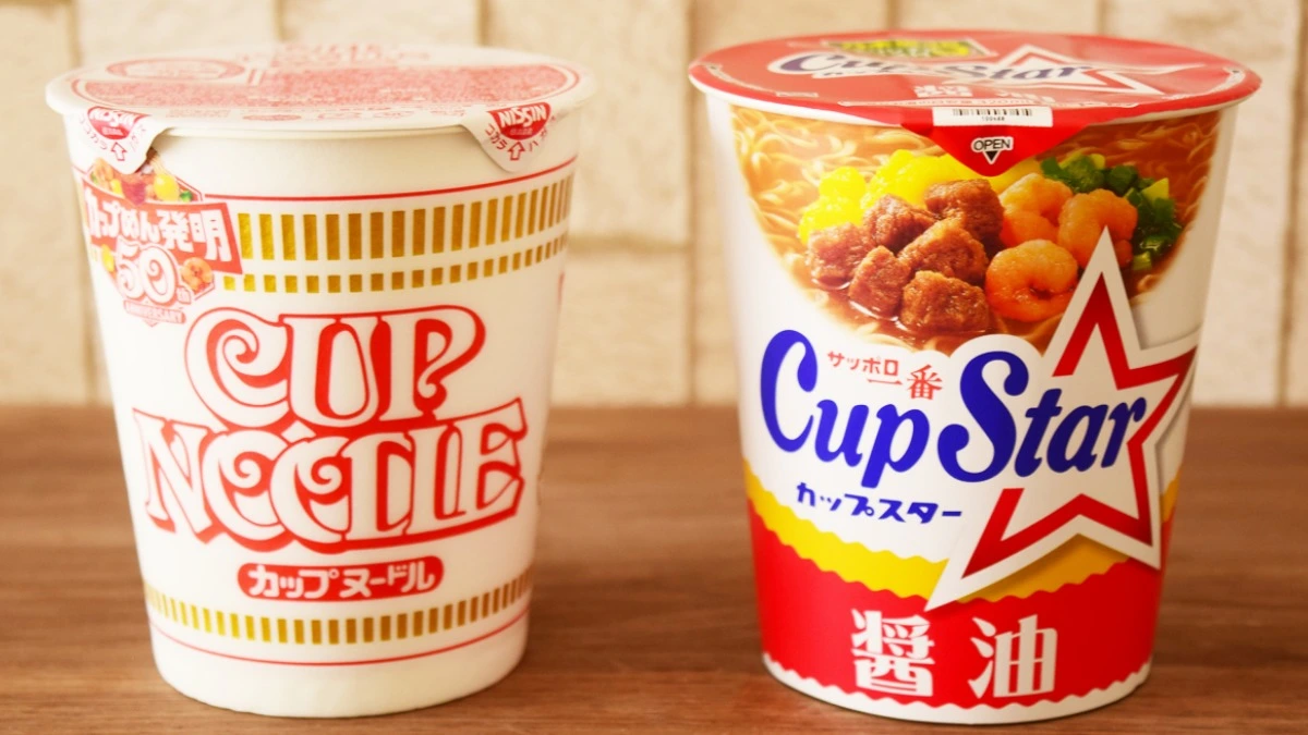 【カップラーメン食べ比べ】「カップヌードル」vs「カップスター