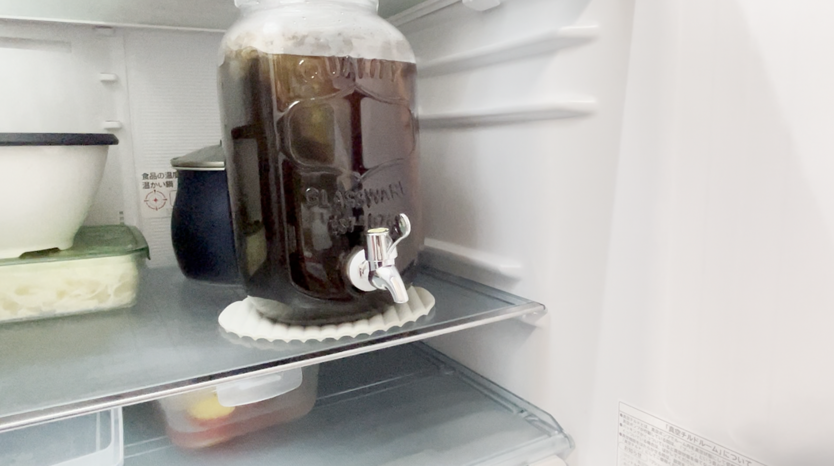 ドリンクディスペンサー 7リットル 保温能付き ニトリ】いつでも楽しめる！大容量のドリンクディスペンサーで