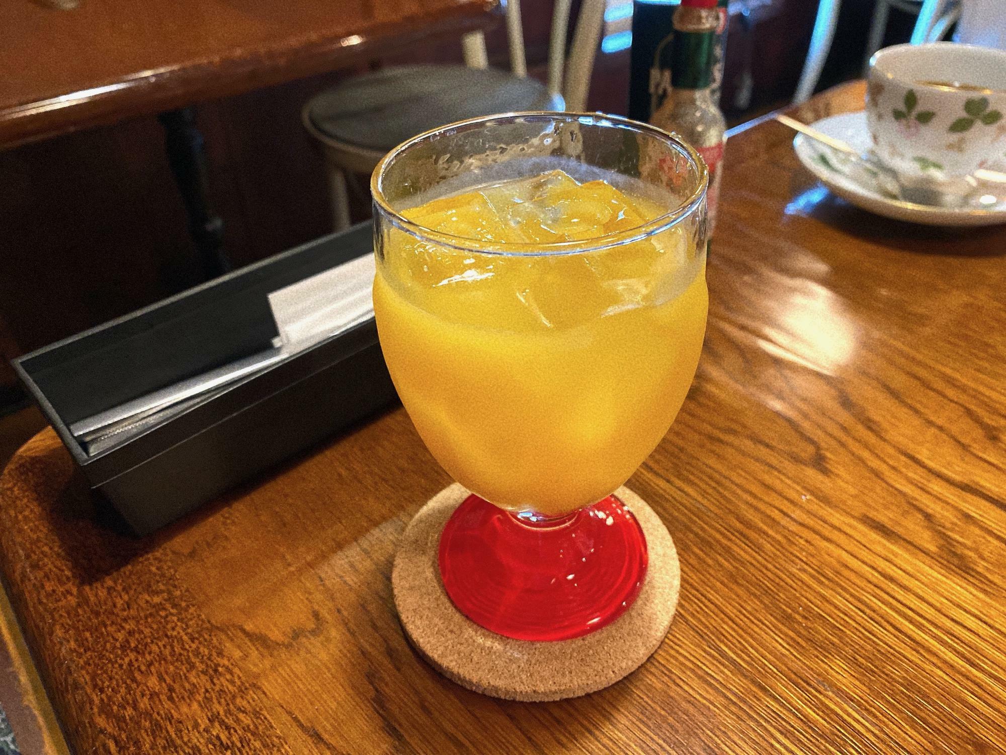 珈琲館 蔵 オレンジジュース