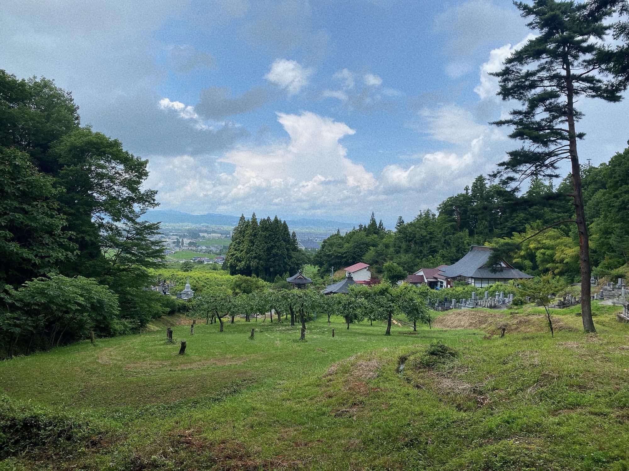 照谷寺 からの風景 会津若松市 福島県