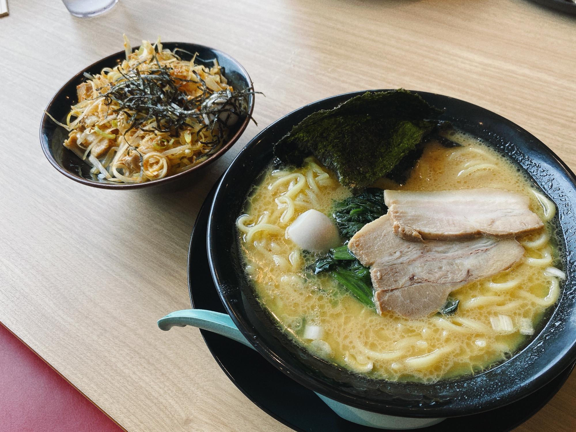 横浜家系ラーメン 創心家 ネギチャセット