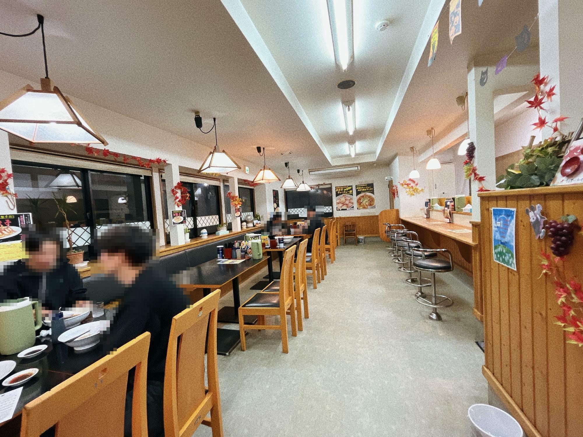 喜多方ラーメン 来夢(らいむ) 門田店 店内