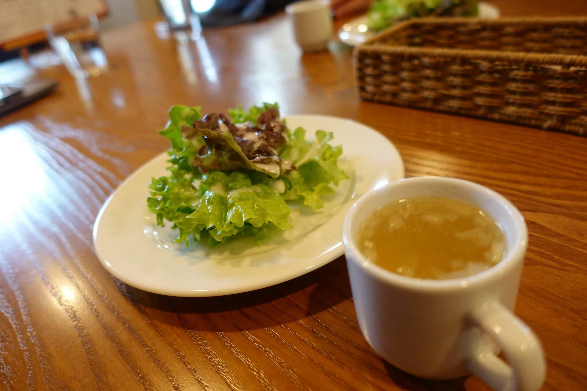 洋食 マーティン サラダ＆スープ