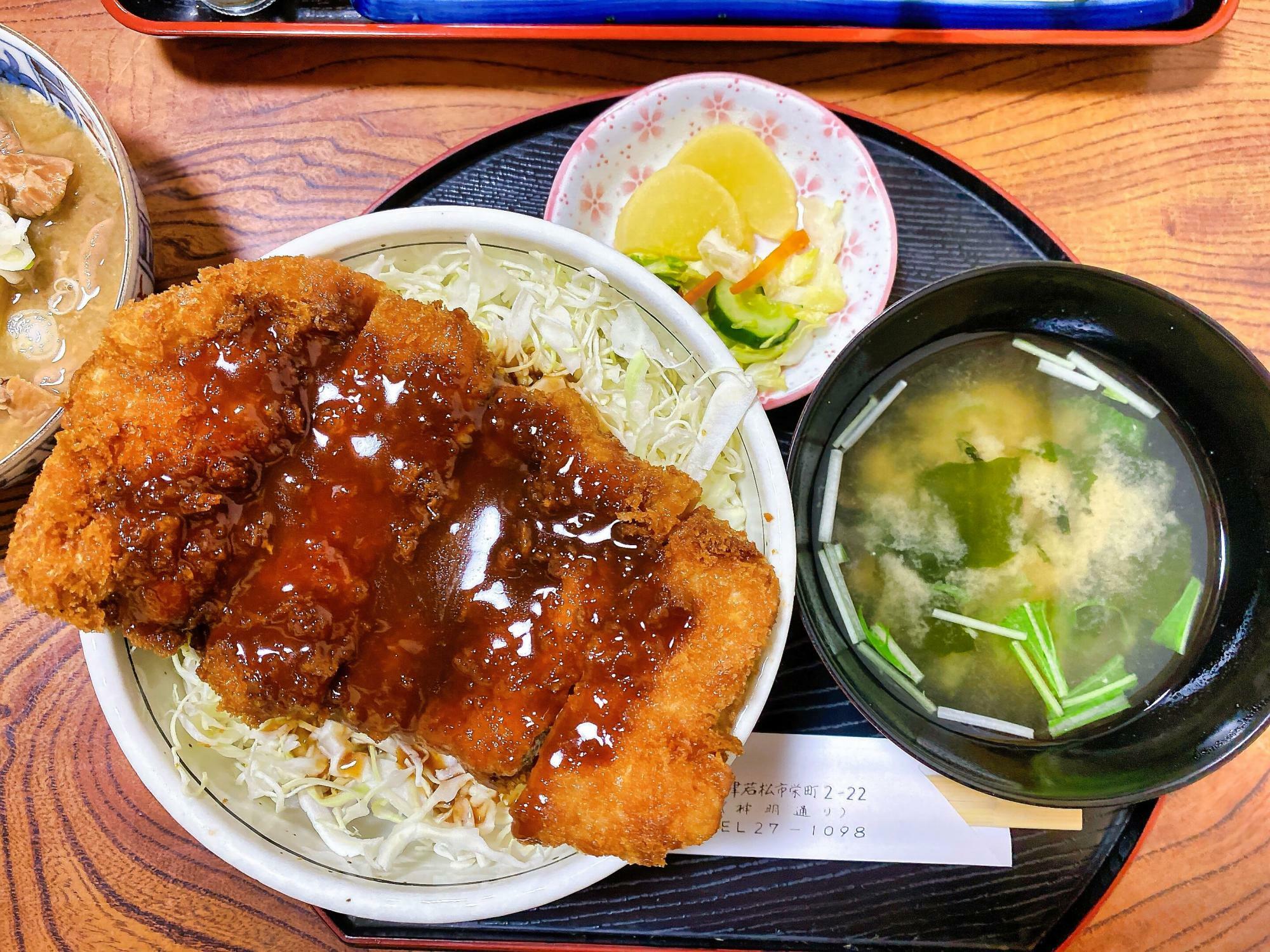 会津味処 桐 ソースカツ丼