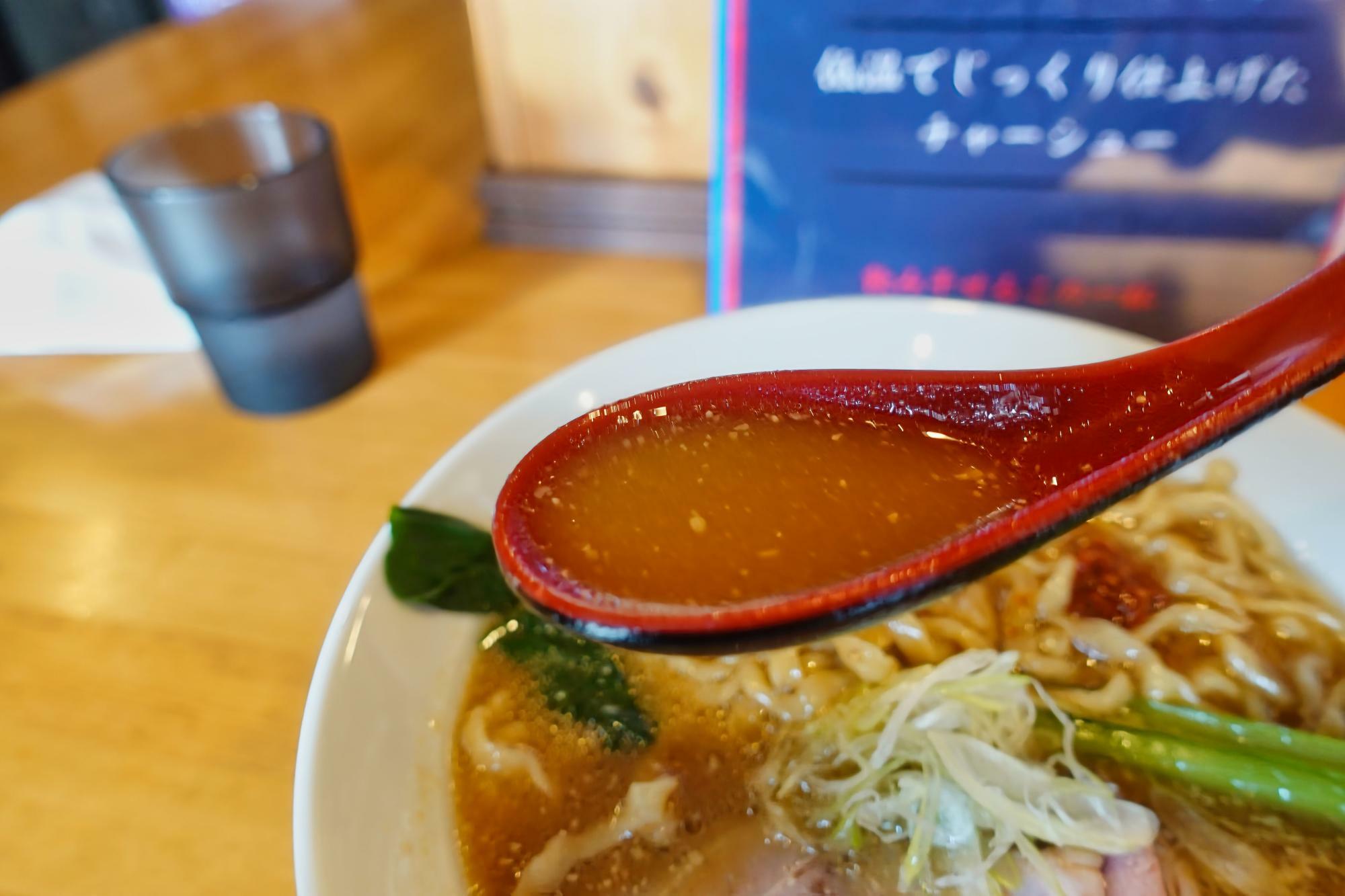 らーめん 福ちゃん  辛みそラーメン スープ