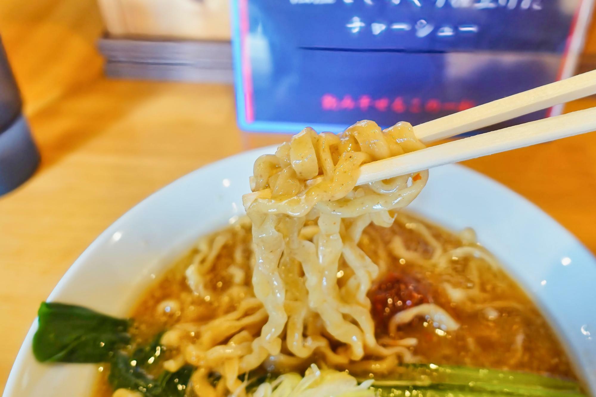 らーめん 福ちゃん  辛みそラーメン 自家製麺 中太ちぢれ麺