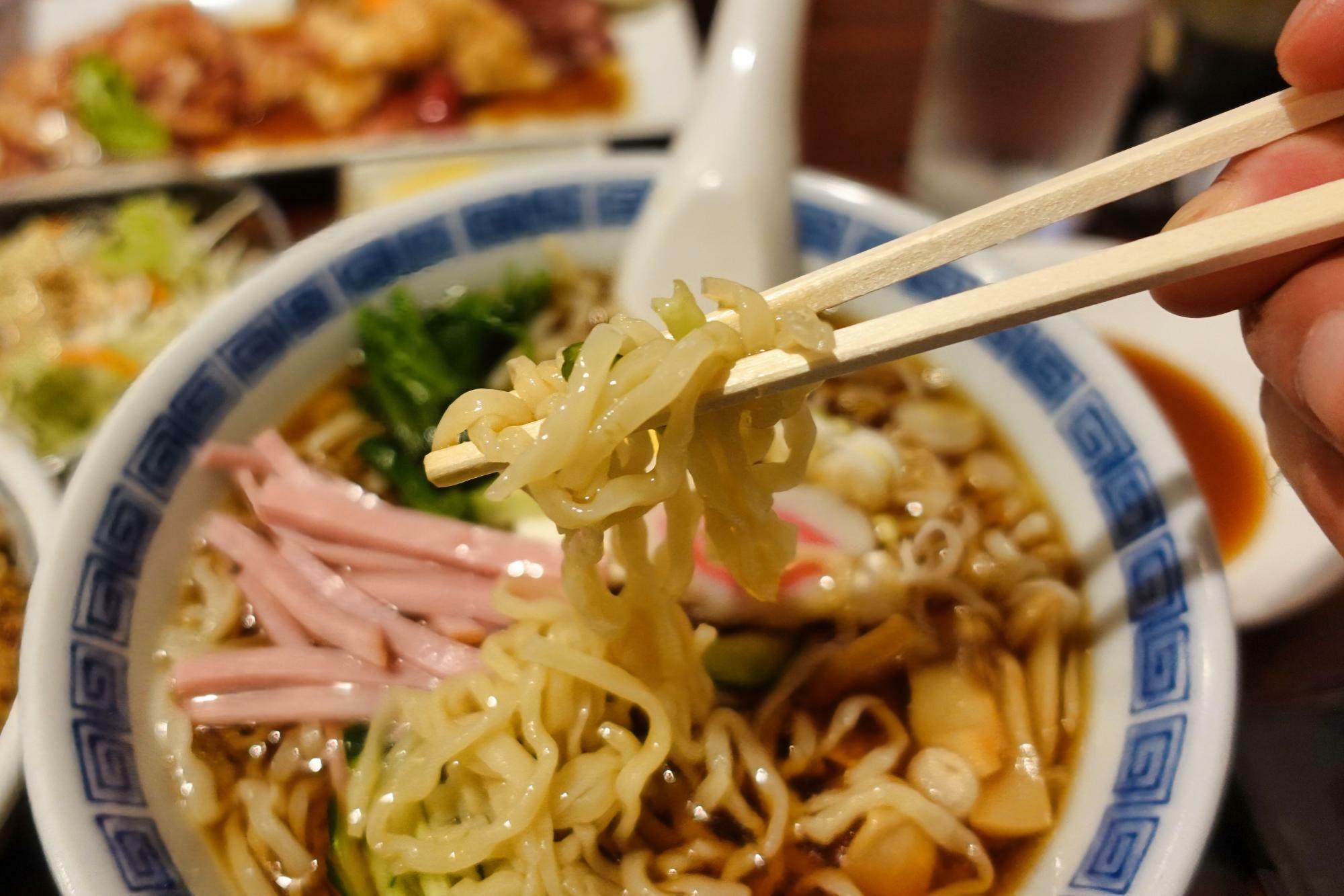 居酒屋 弘竜(こうりゅう) 冷たいラーメン 