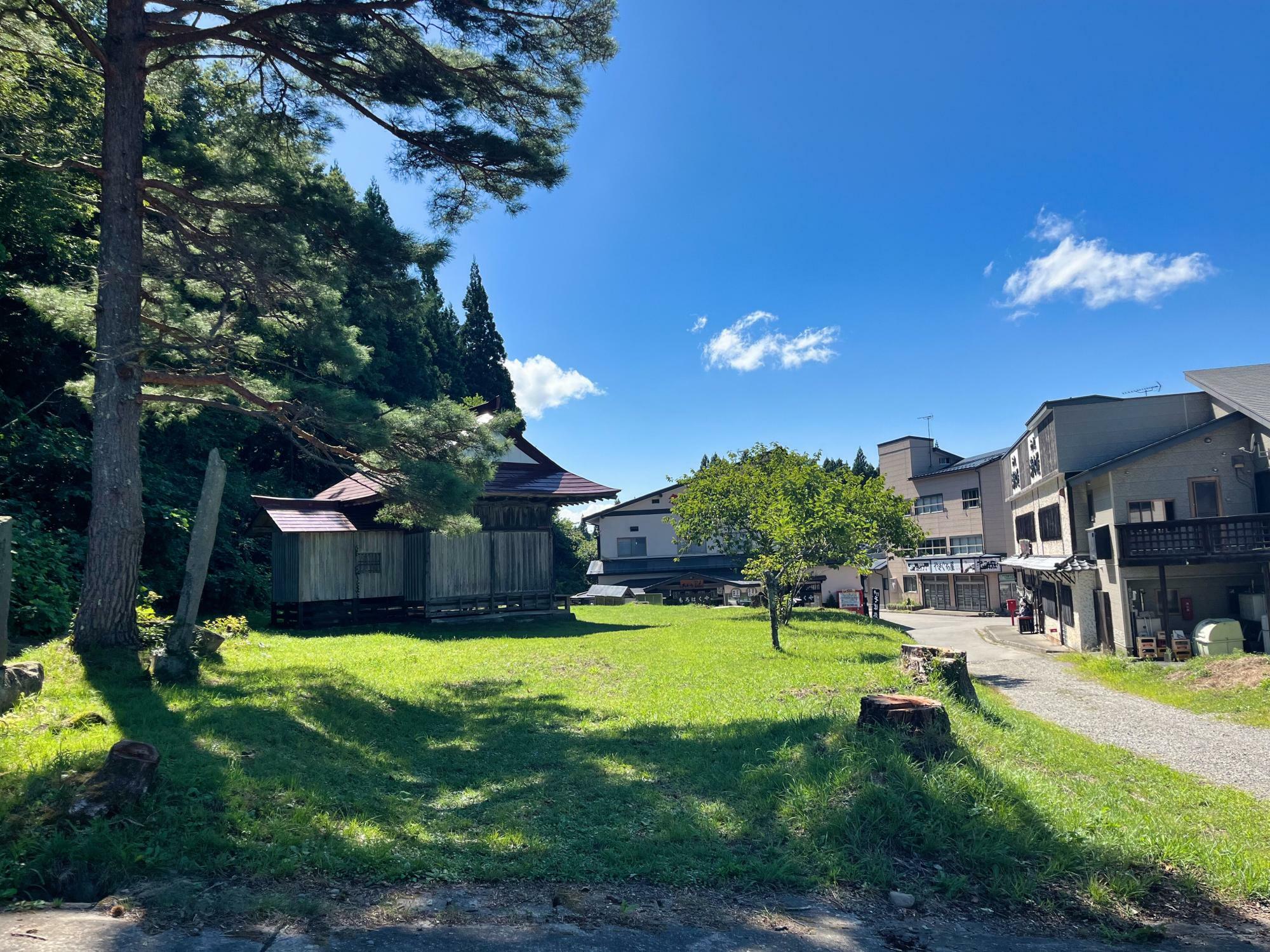 強清水神社と周辺