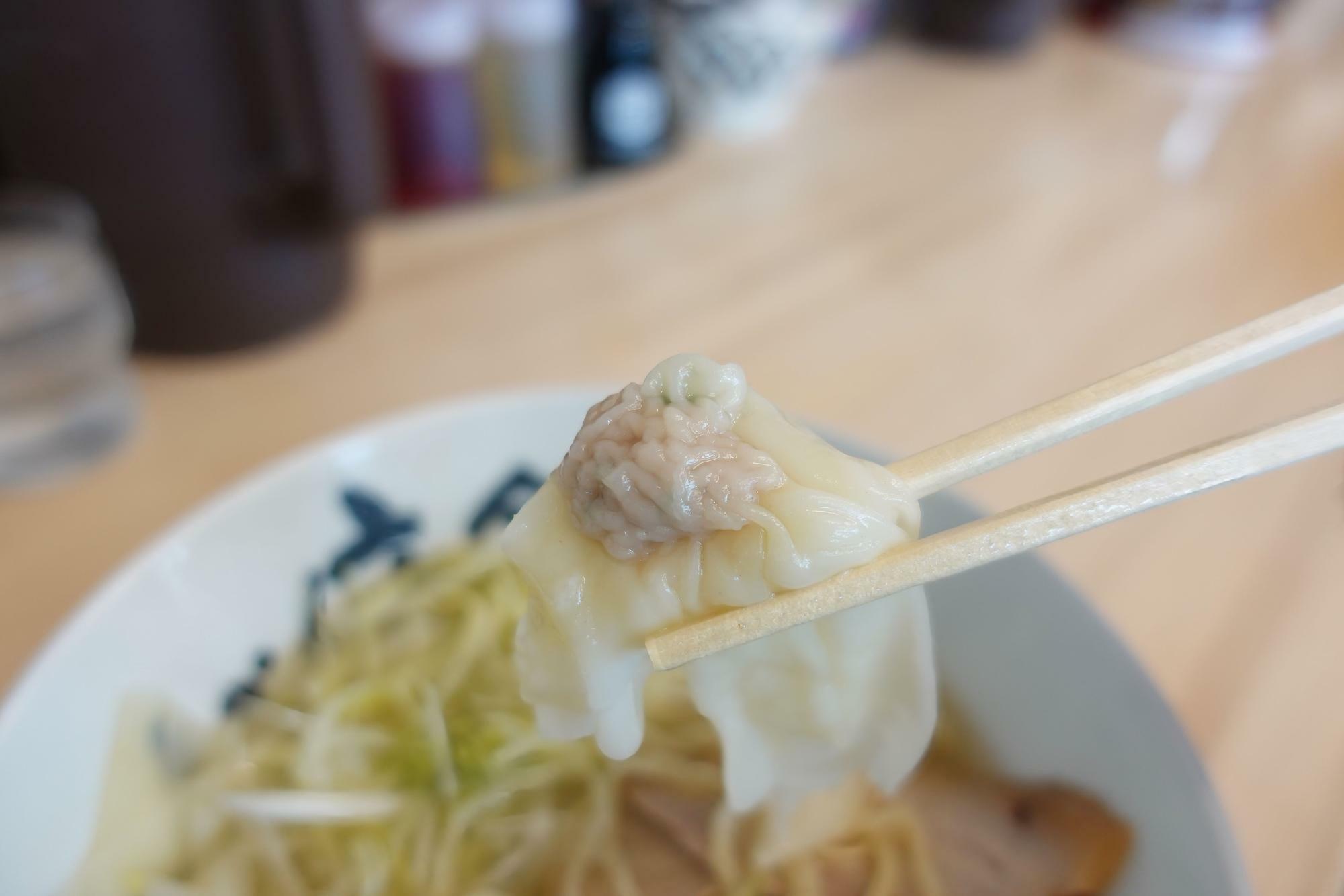 活力再生麺屋 あじ庵食堂 トッピング ワンタン