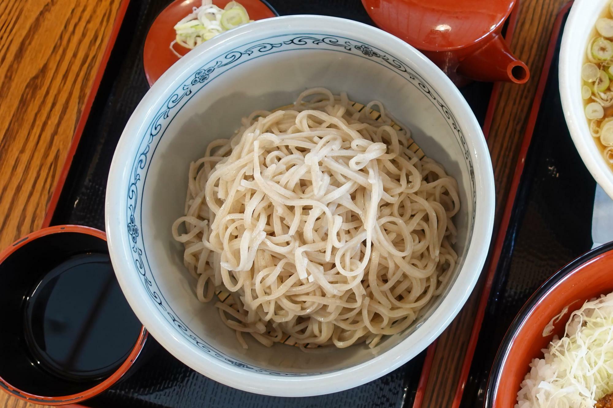 道の駅 ばんだい お食事処 会津嶺(あいづね) ざるそば 大盛り