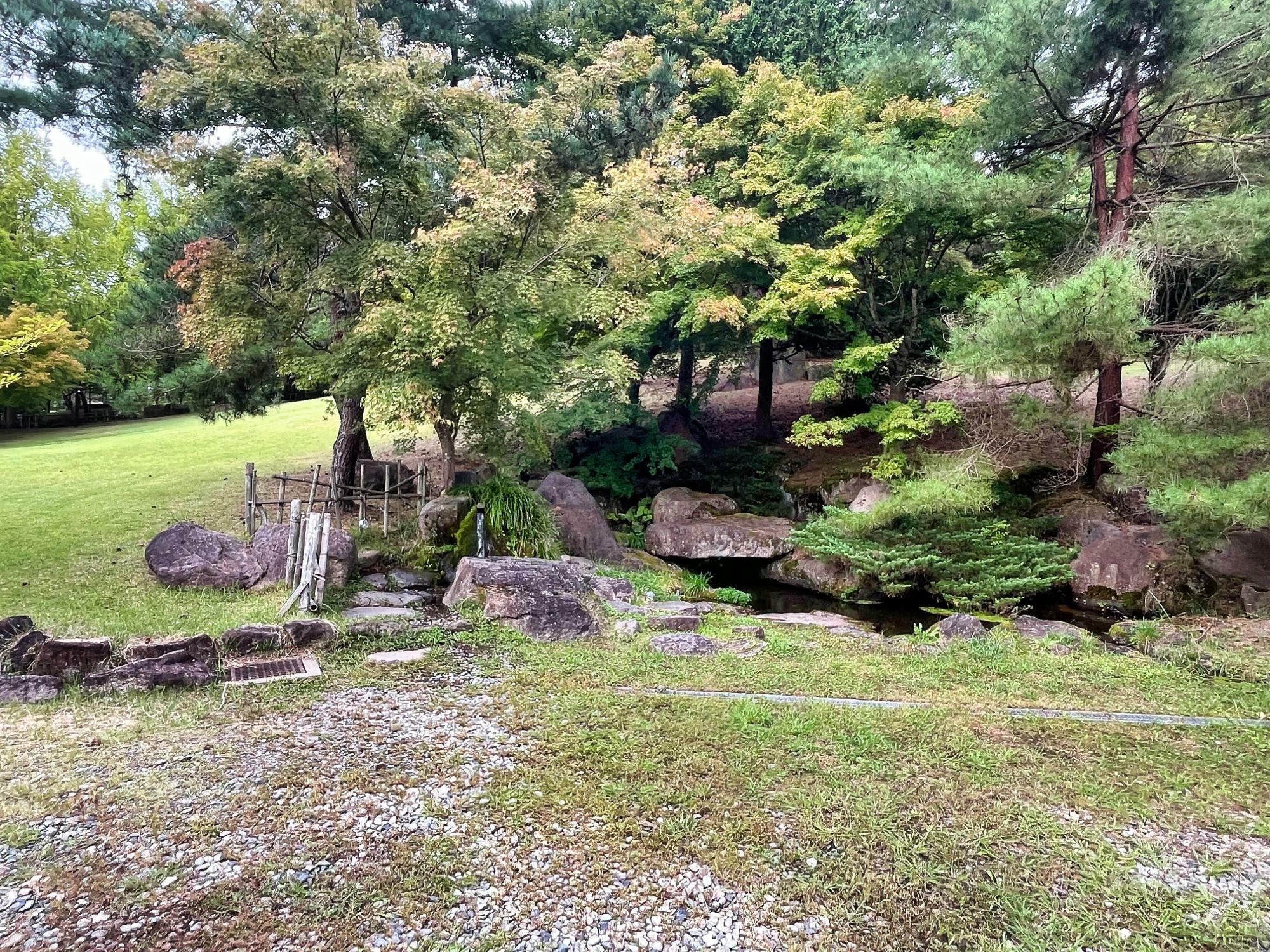 慧日寺資料館 龍ヶ沢湧水 引水