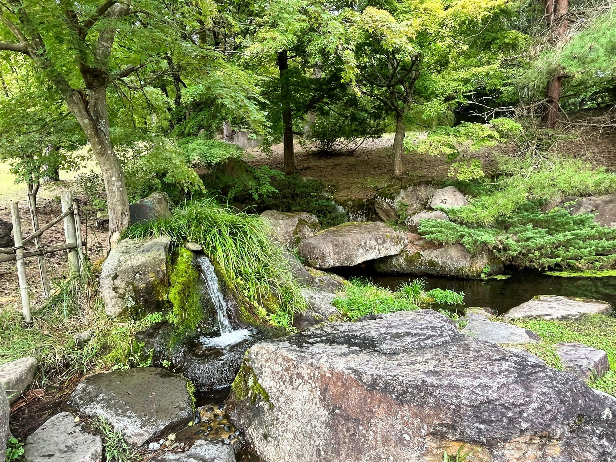 慧日寺資料館 龍ヶ沢湧水 引水