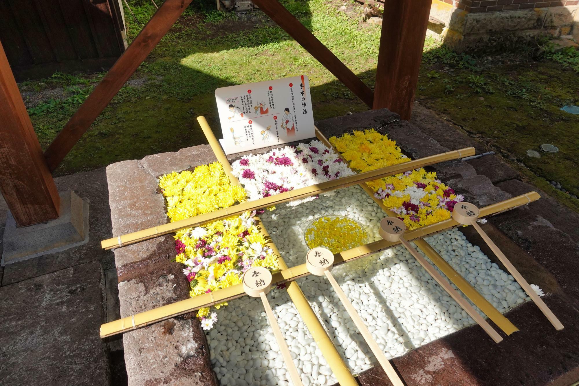 土津神社(はにつ神社)  手水舎