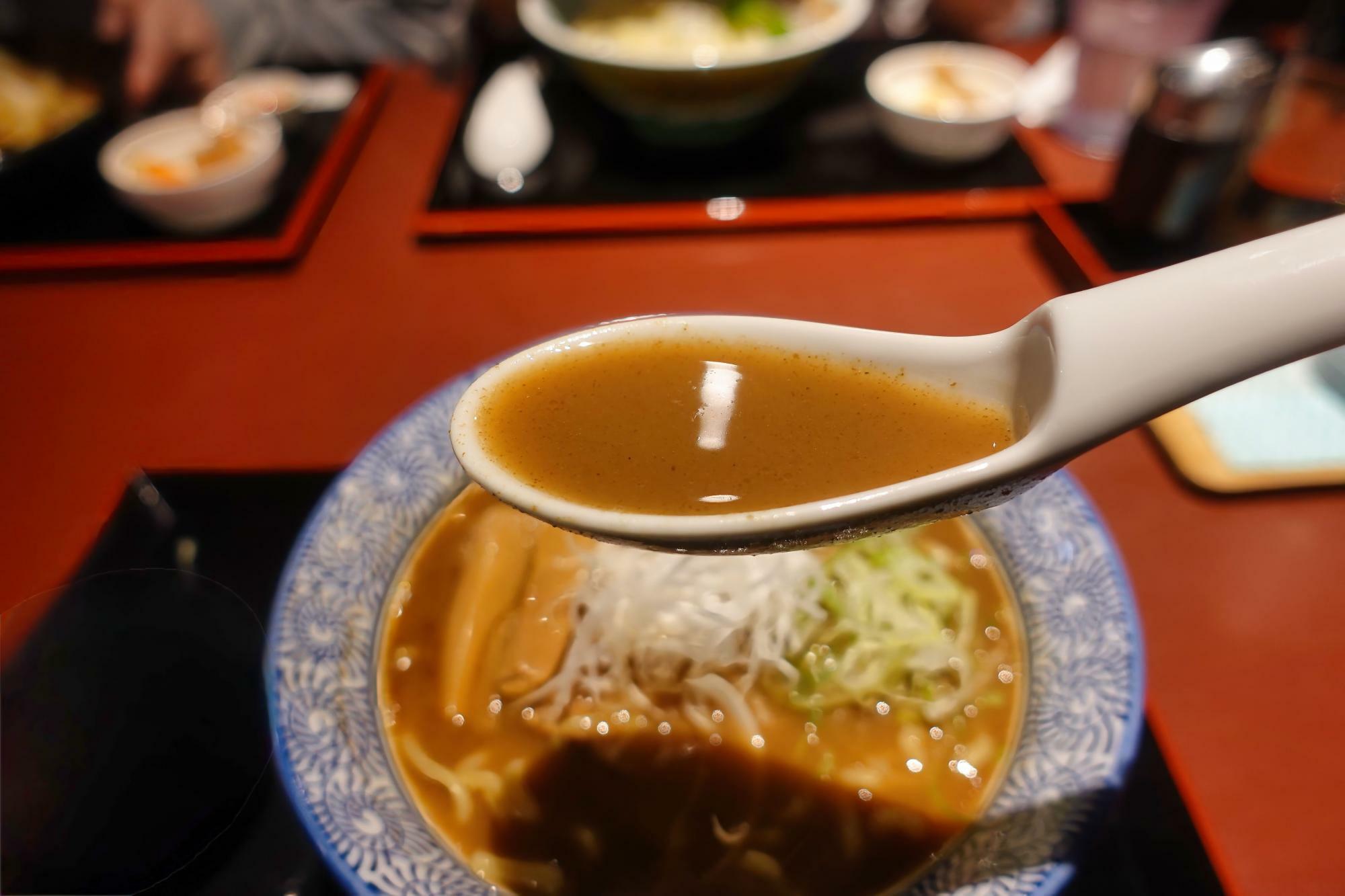 会津乃てんぐ 侍ラーメン 濃厚魚介スープ