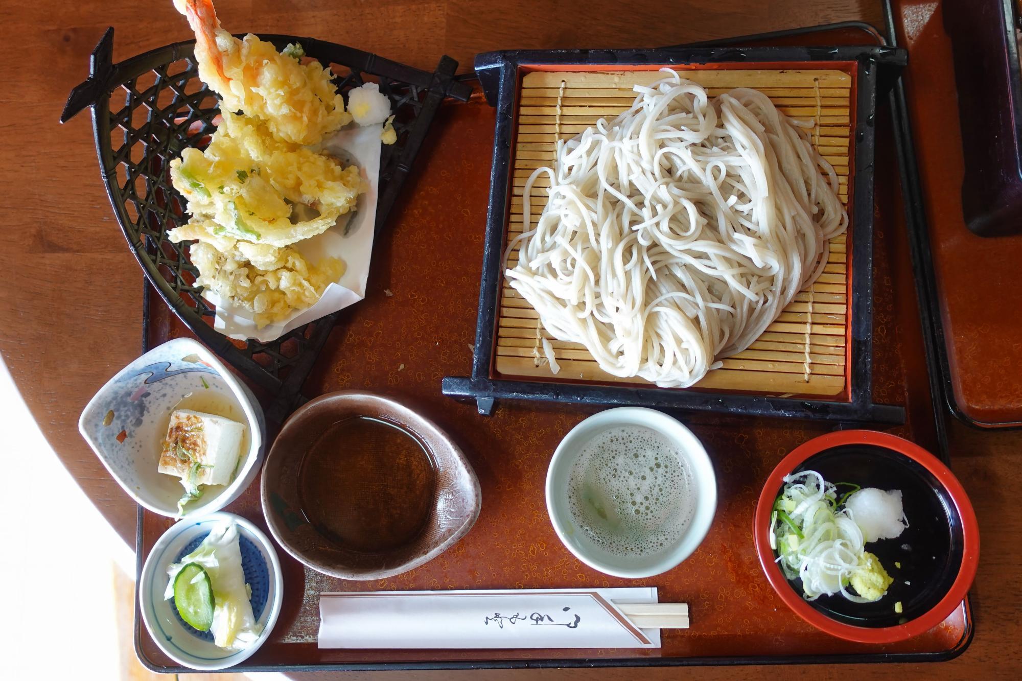 割烹旅館 松林閣 天ざる蕎麦