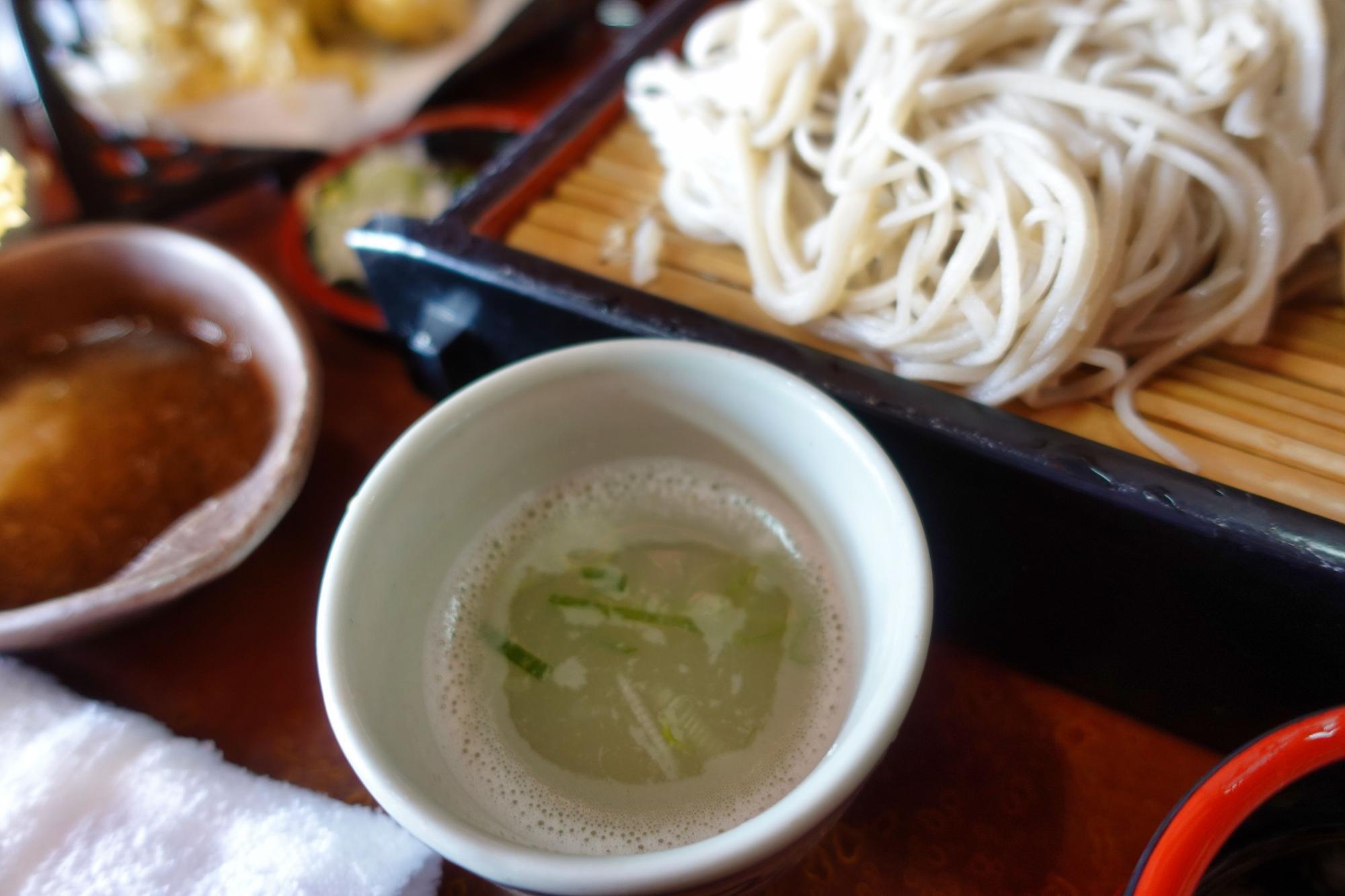 割烹旅館 松林閣 天ざる蕎麦 高遠そばつゆ