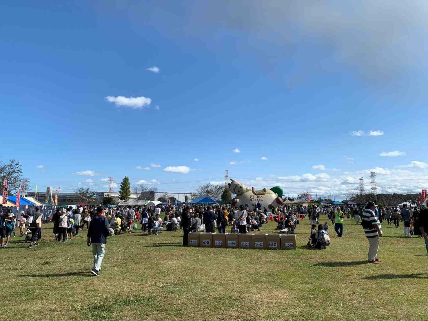 白井市ふるさとまつり以前の開催の様子