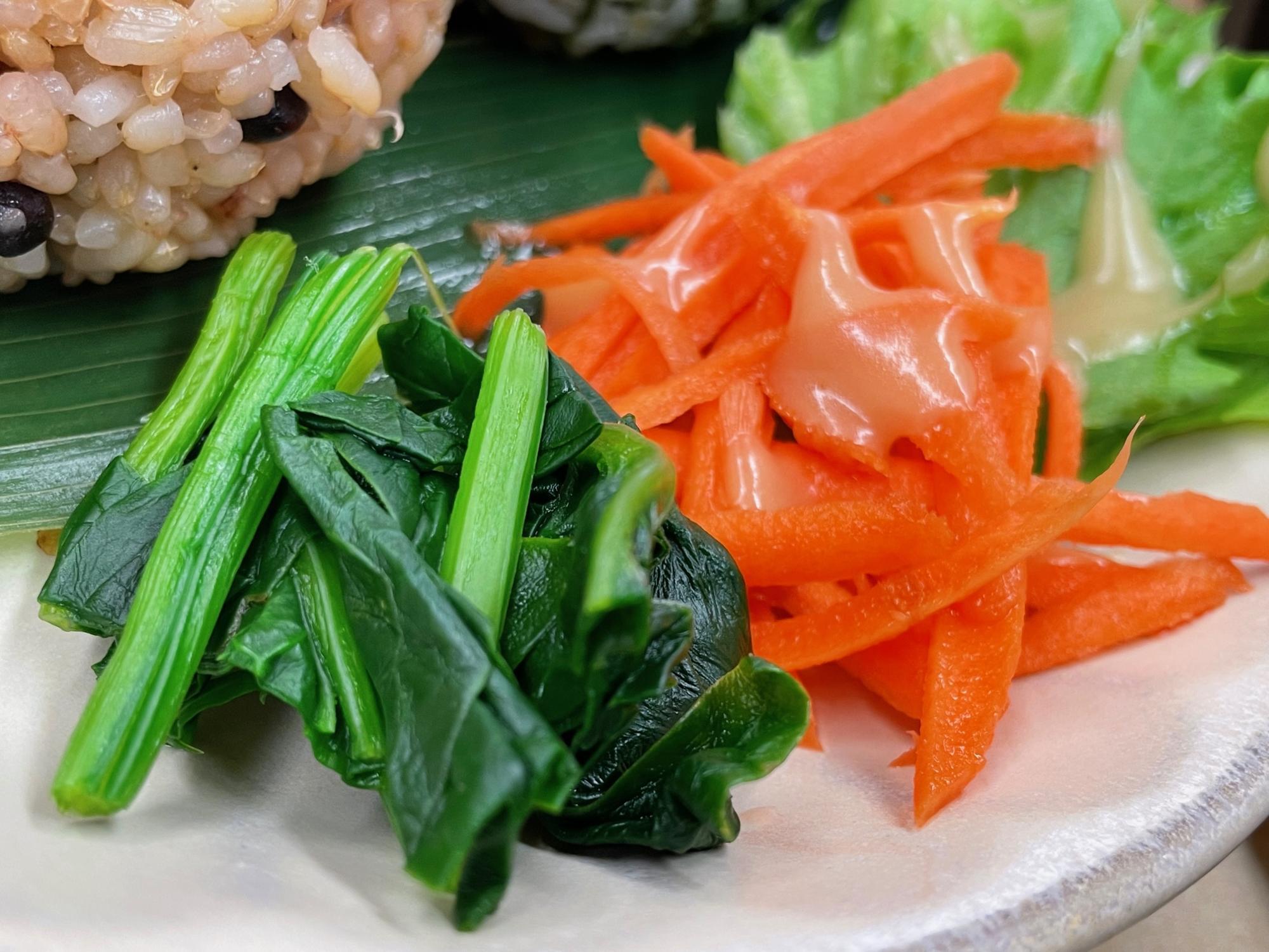 里山の新鮮な野菜