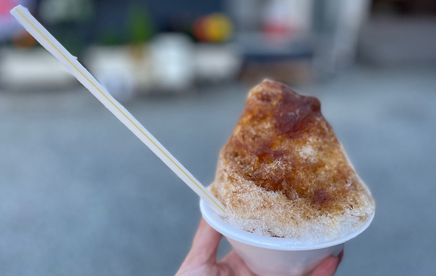 かき氷　コーラ味　小100円