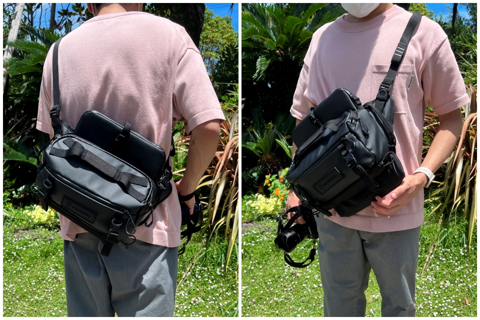 小型スリングなのにPCも持ち歩ける!アメリカの写真家が設計したカメラ
