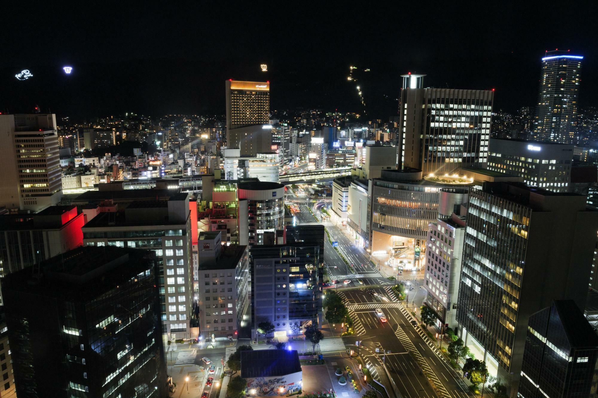 山側の夜景