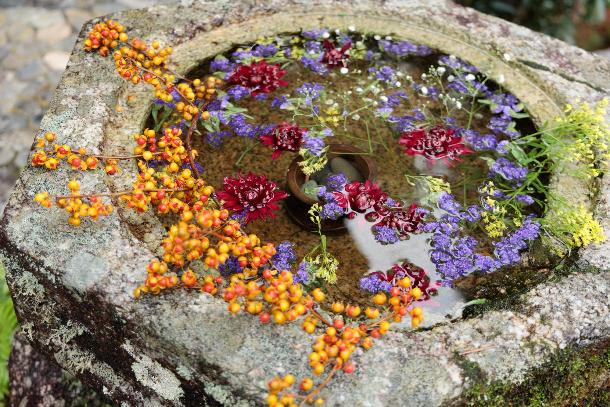 花手水