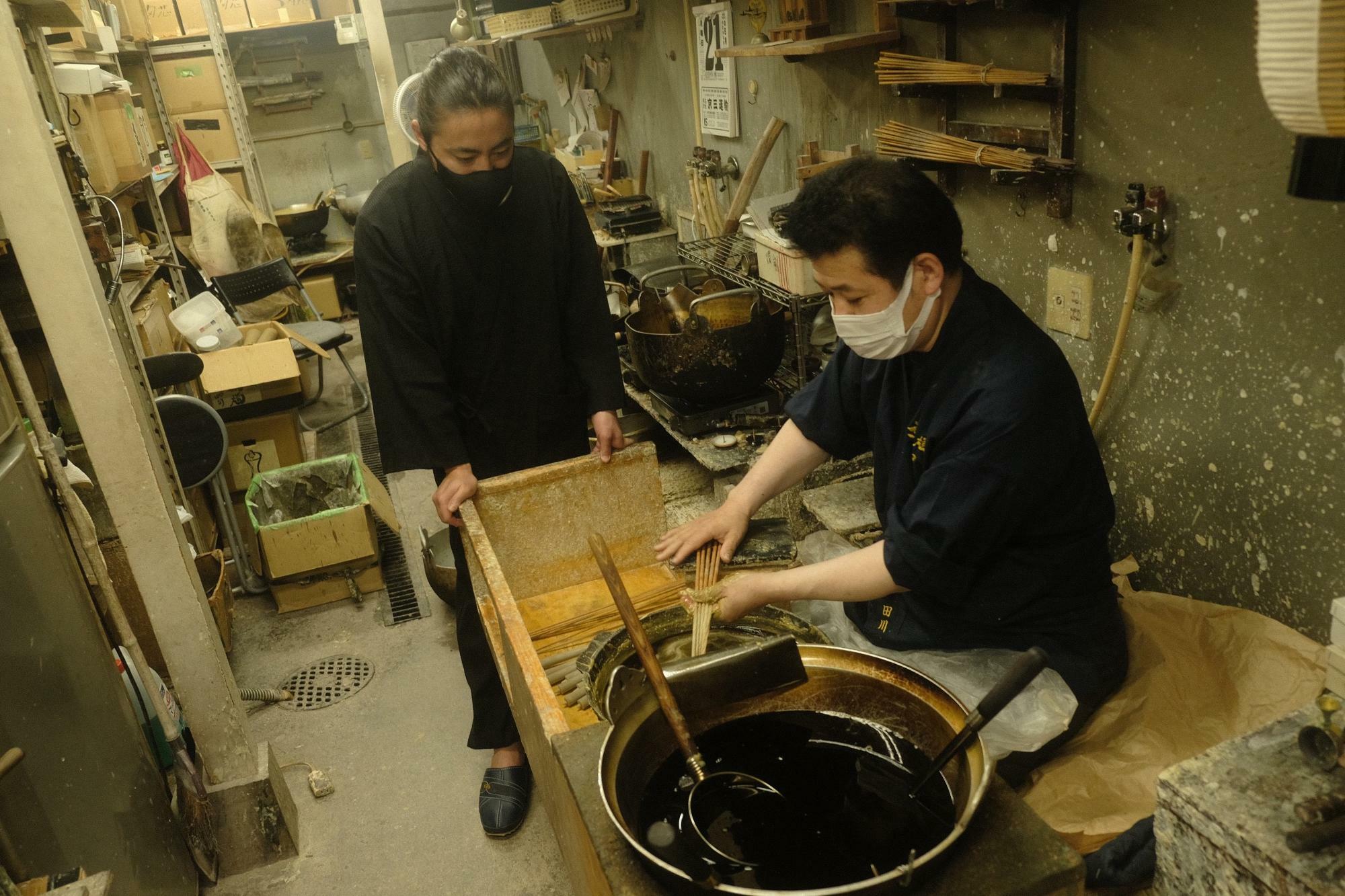 京都・伏見で和蝋燭を作る田川広一さんの元を訪ねた