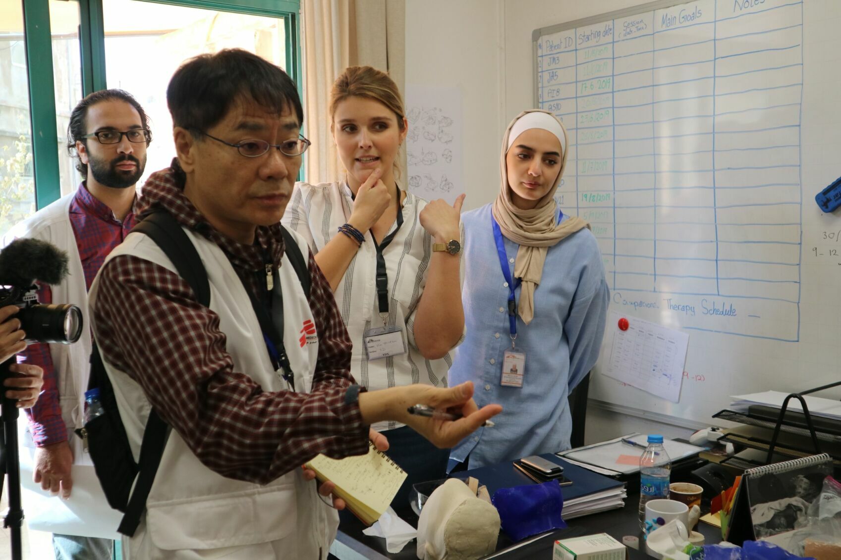 ヨルダンにある特別な病院。中東、アフリカから厳しい状態の患者たちが訪れる（画像提供：@MSF）