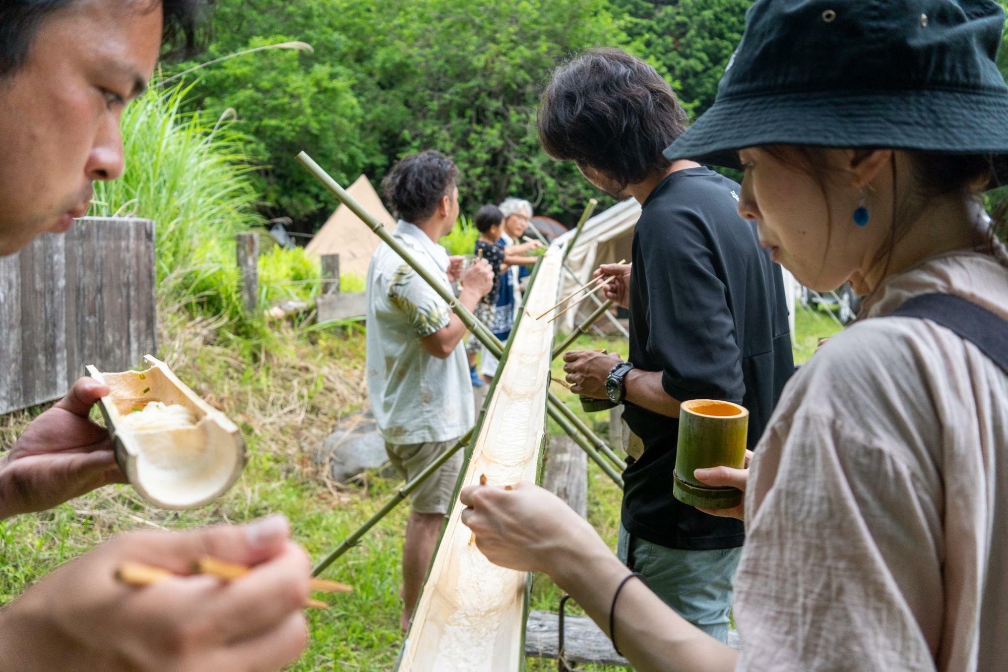 全長10m以上の長さ。この仕掛けも原点回帰メンバーの手作り