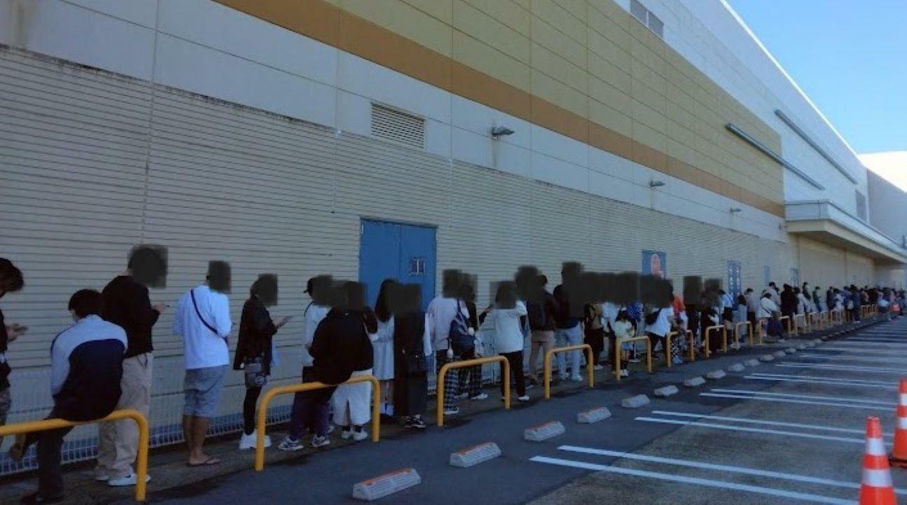 2023年10月28日（土）撮影：ららぽーと磐田開店前