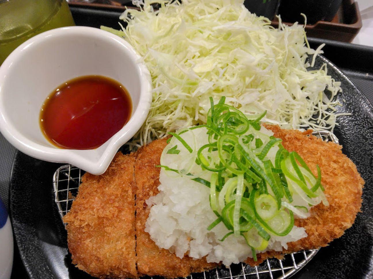 鬼おろしロースかつ定食