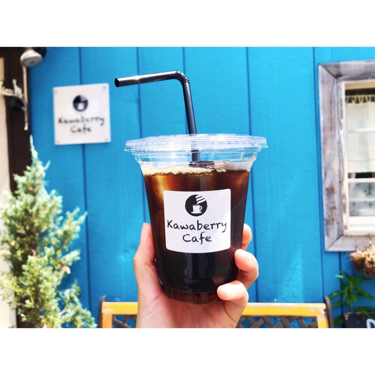 アイスコーヒー　写真提供:Kawaberry cafe