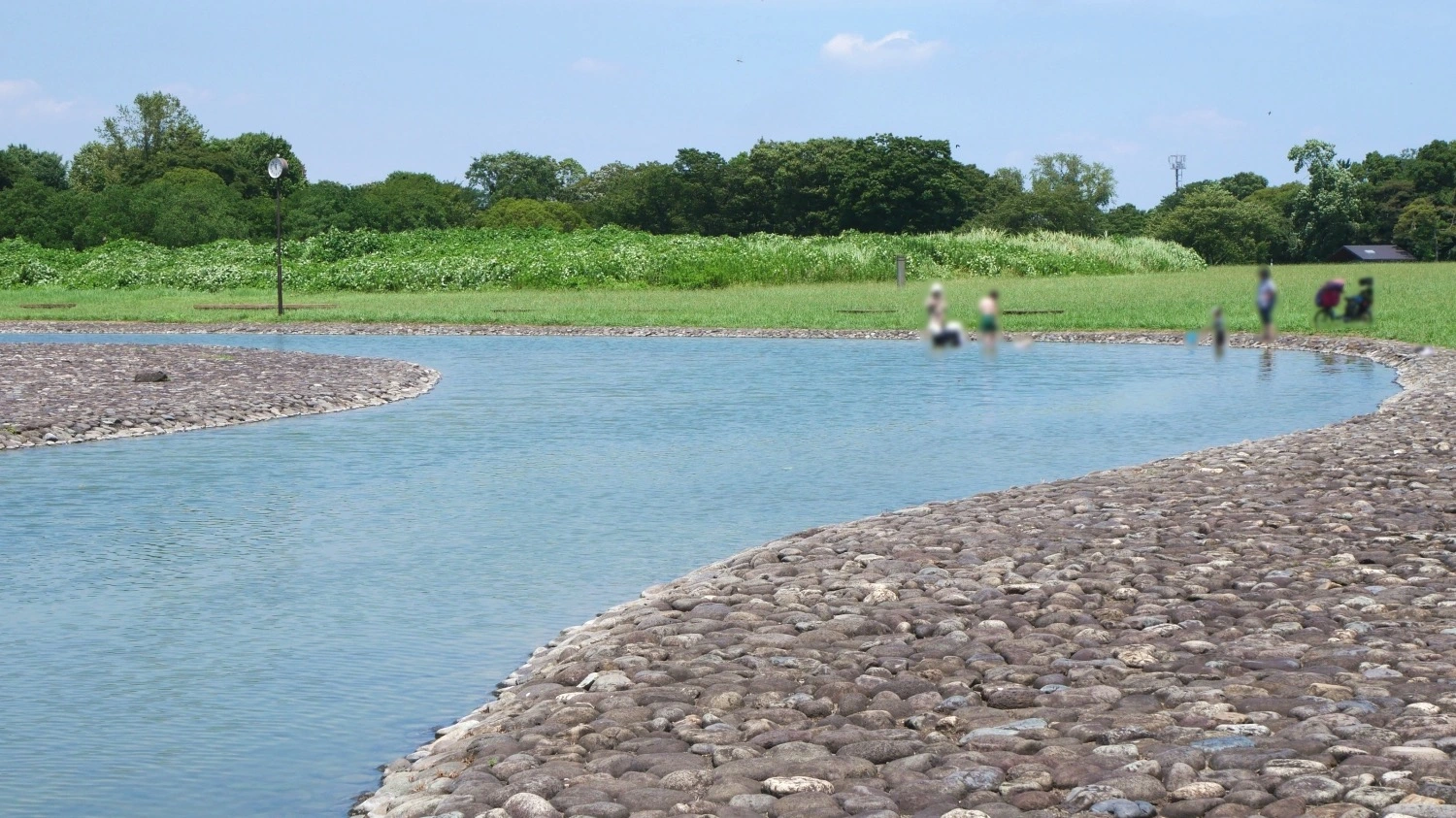 葛飾区】じゃぶじゃぶ楽しい水遊び！水元公園の噴水広場とせせらぎ広場