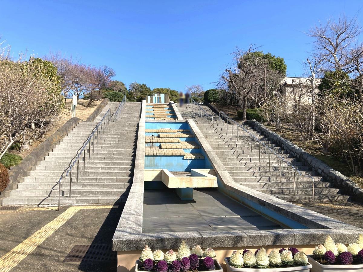小菅西公園の階段
