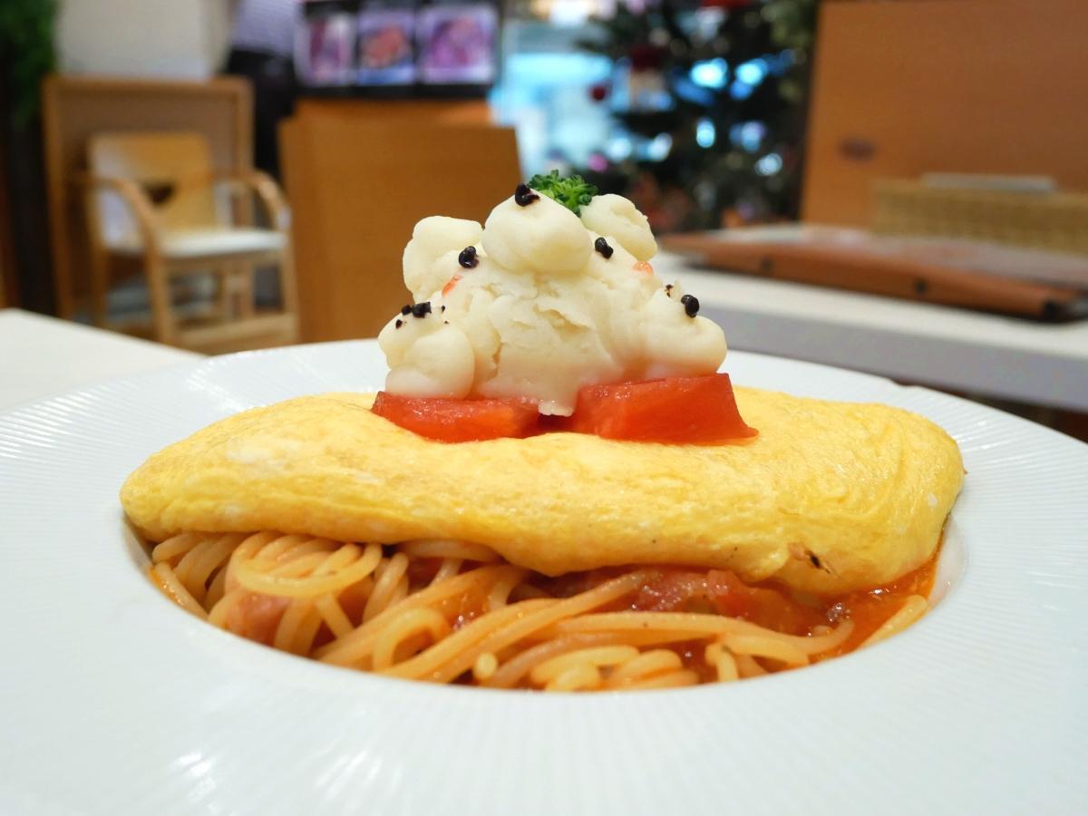 オムくまパスタ（ナポリタン）