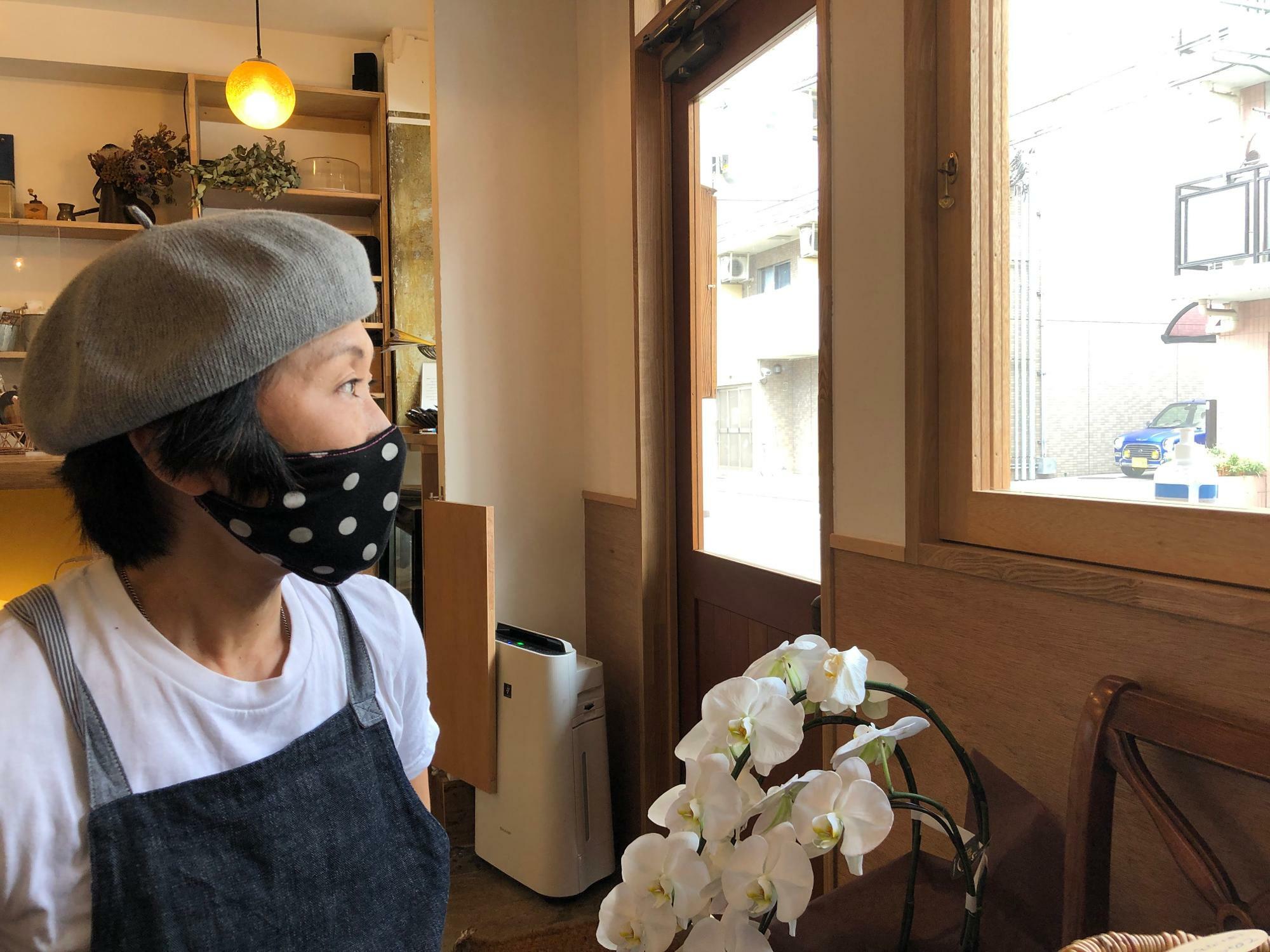 カフェデニム店主の善恭子さん、通称＝キョコさん