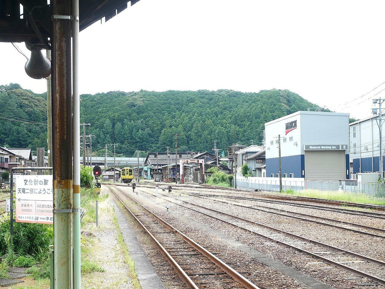 2番・3番ホームから転車台方向を見たところ