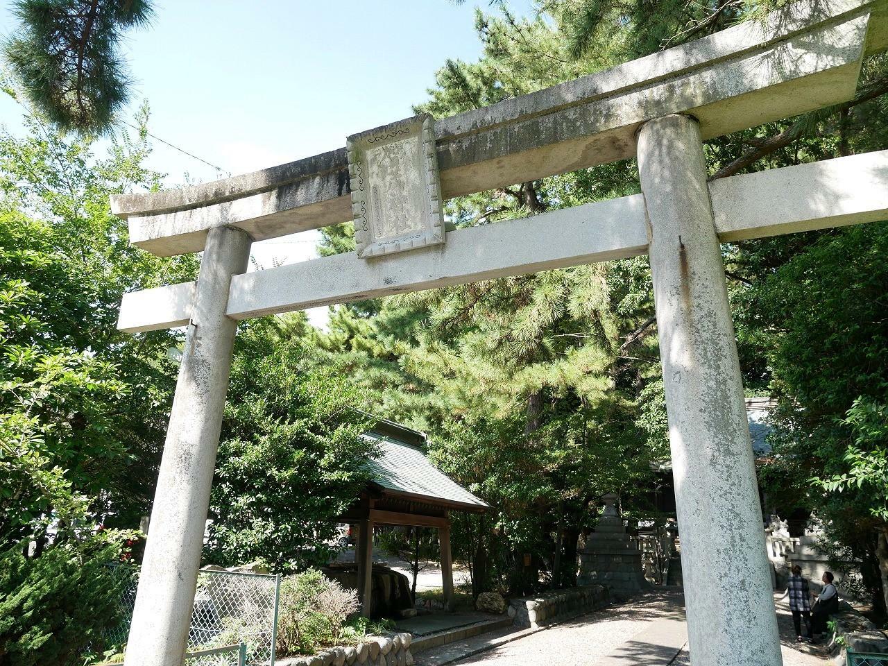 賀茂神社の鳥居