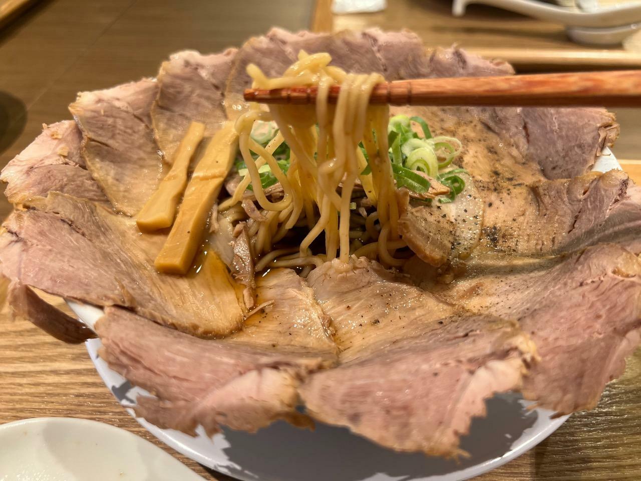 「熟成醤油肉そば」