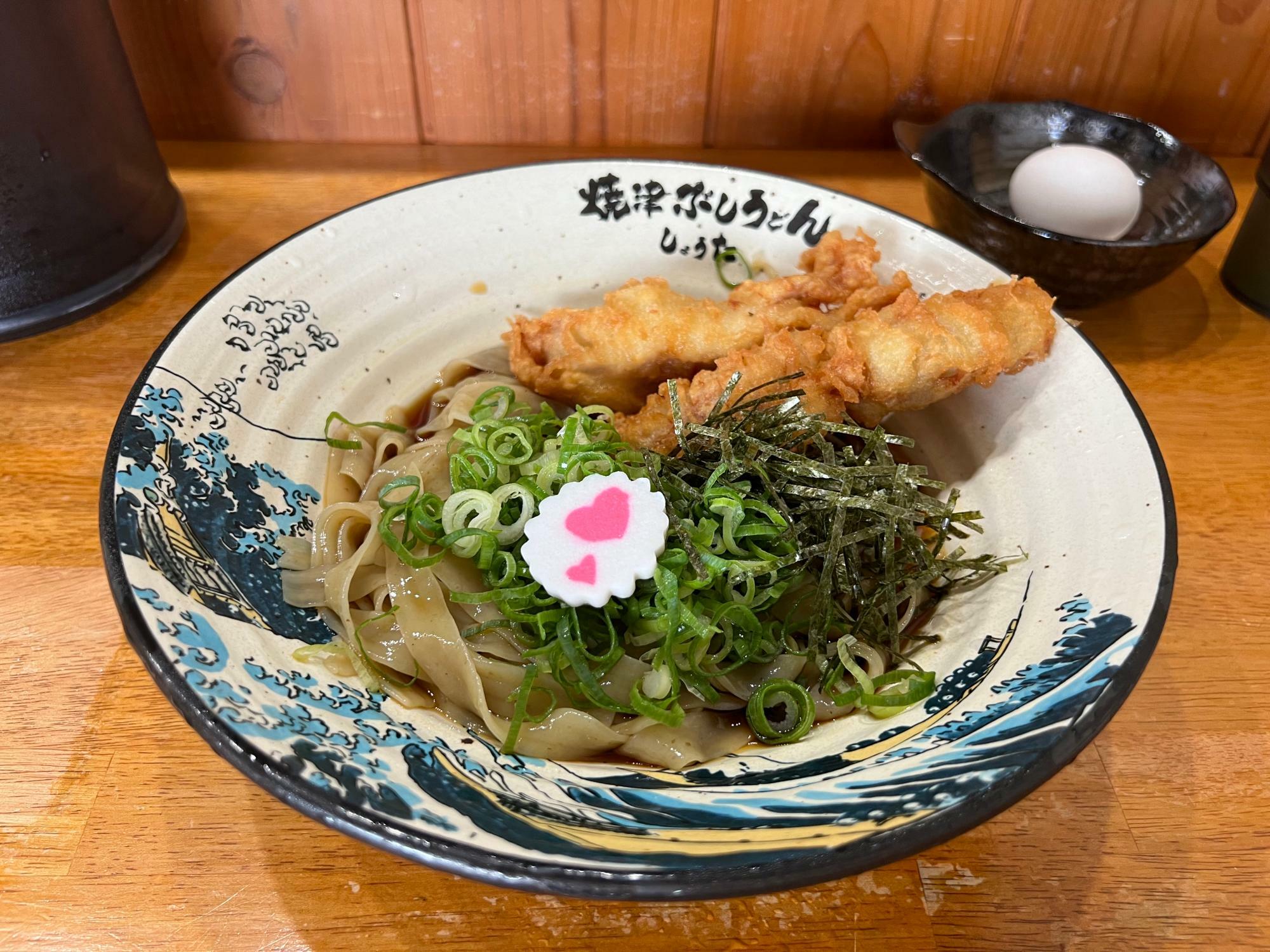 「冷やしとり天うどん」