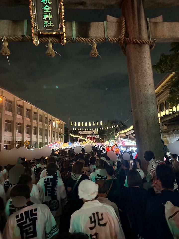 2024.7.11　平野郷夏祭りで賑わう杭全神社