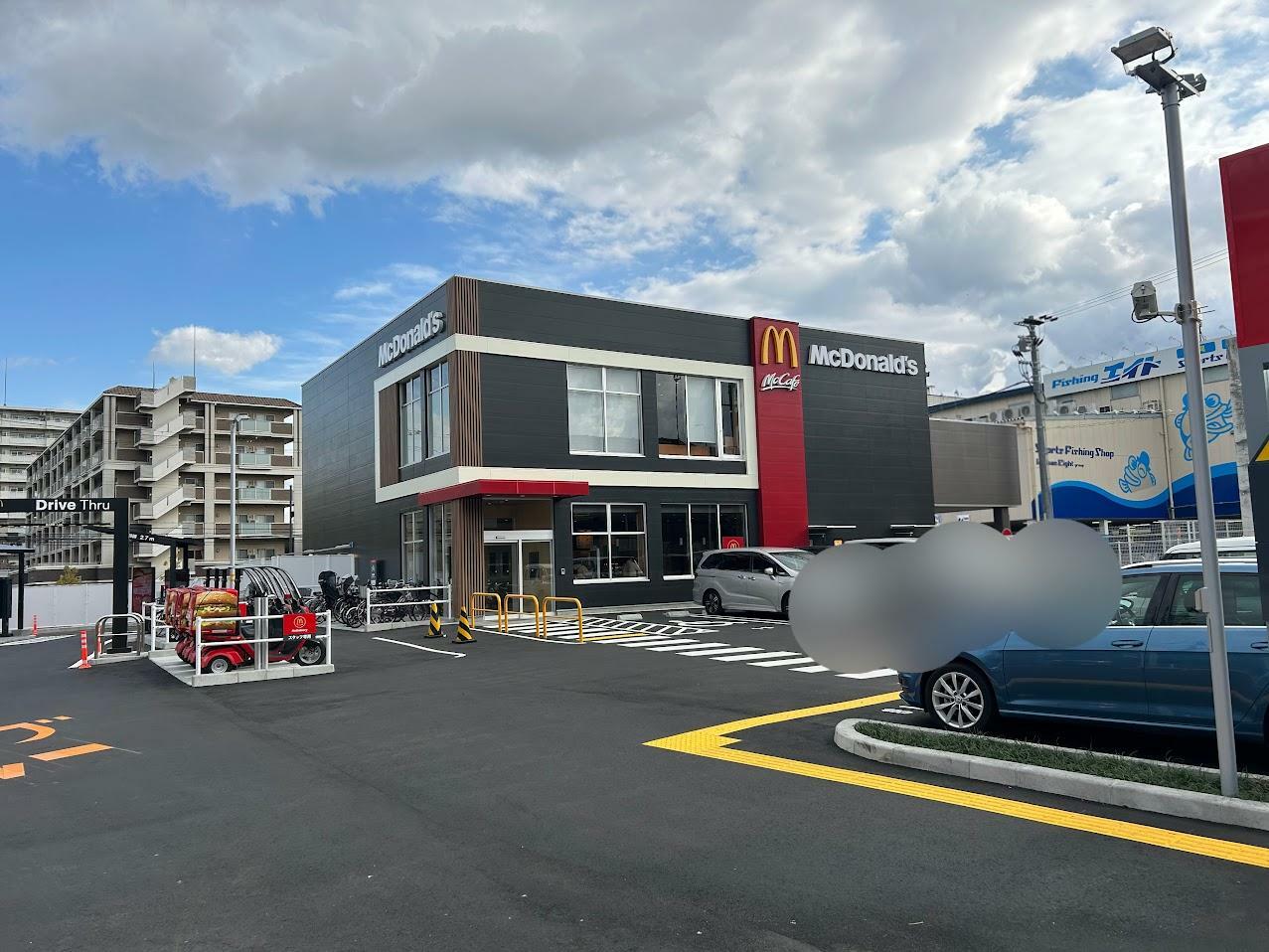 マクドナルド中環長吉店（2023年12月撮影）　