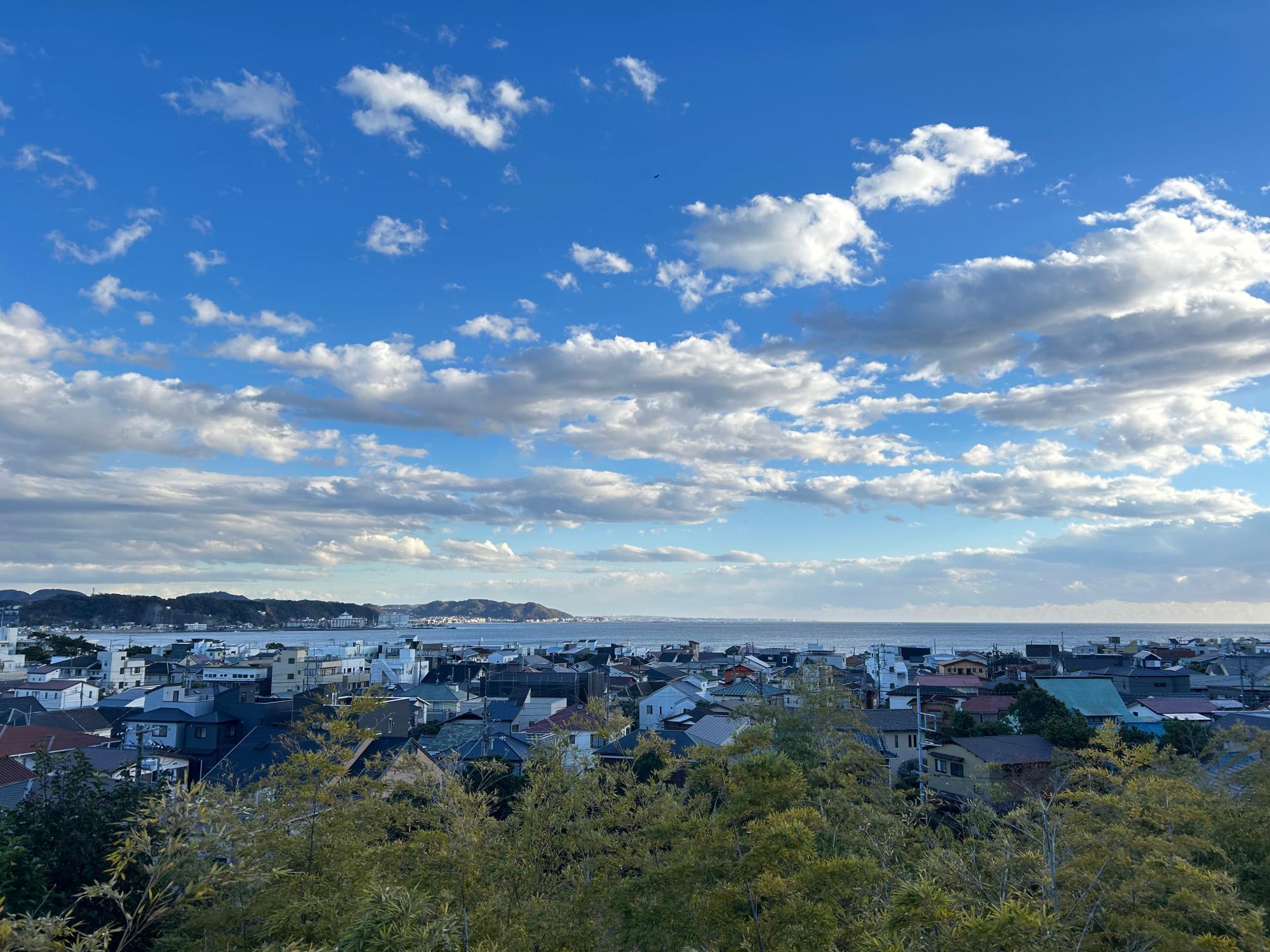 見晴台からの景色。十分絶景！