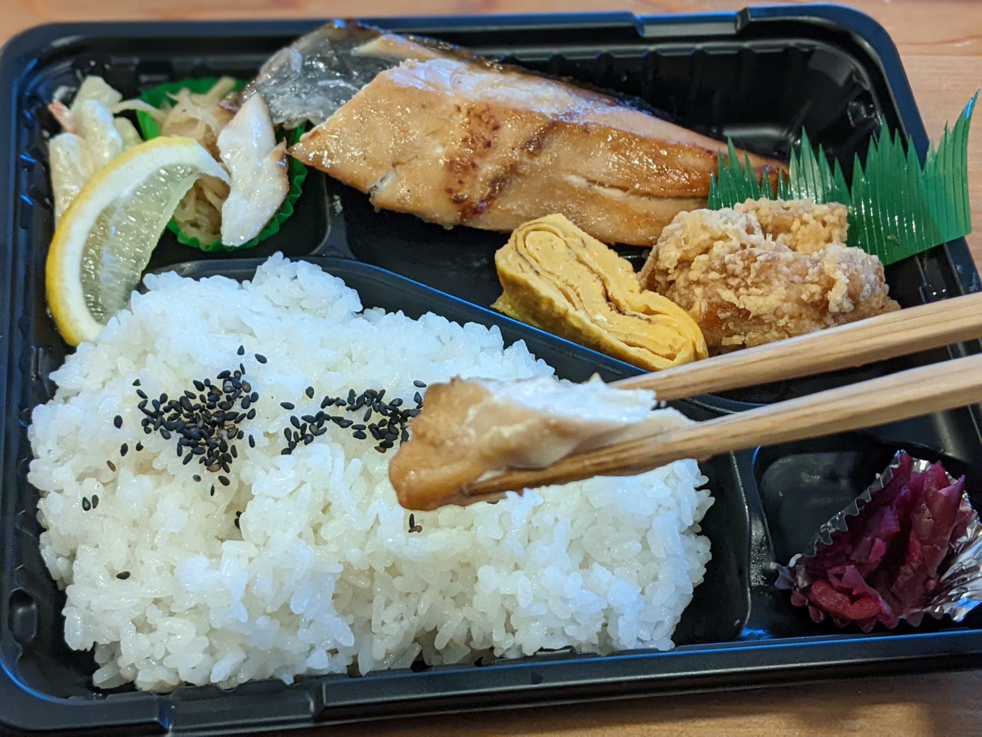 黒ムツの照焼弁当810円（税込）