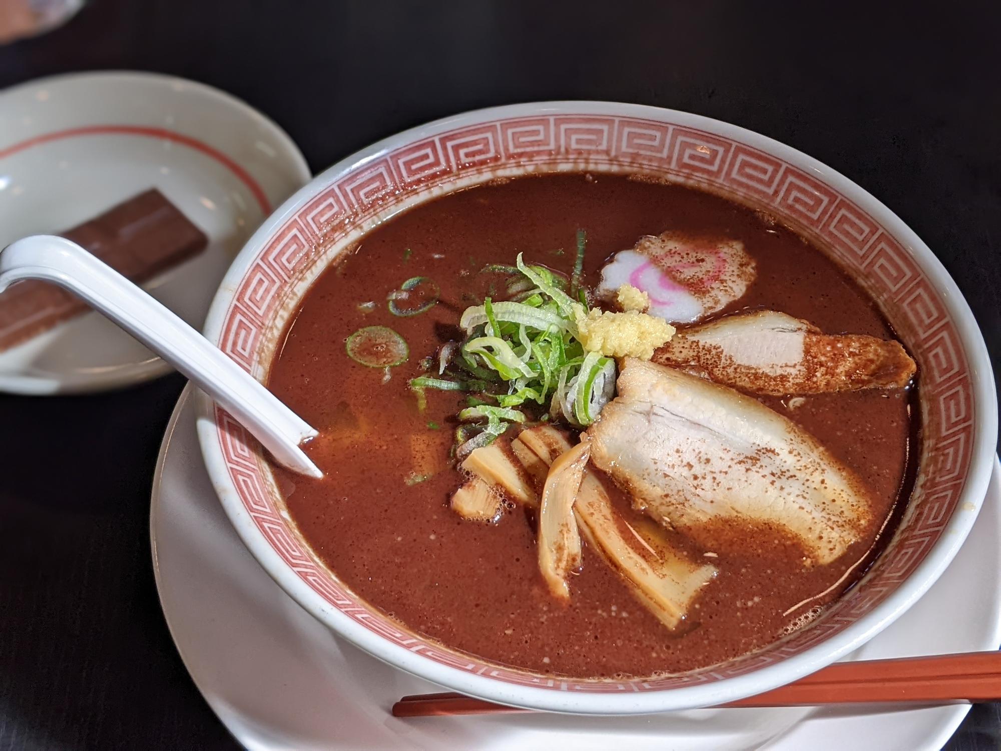 チョコレートラーメン６４０円（税込）