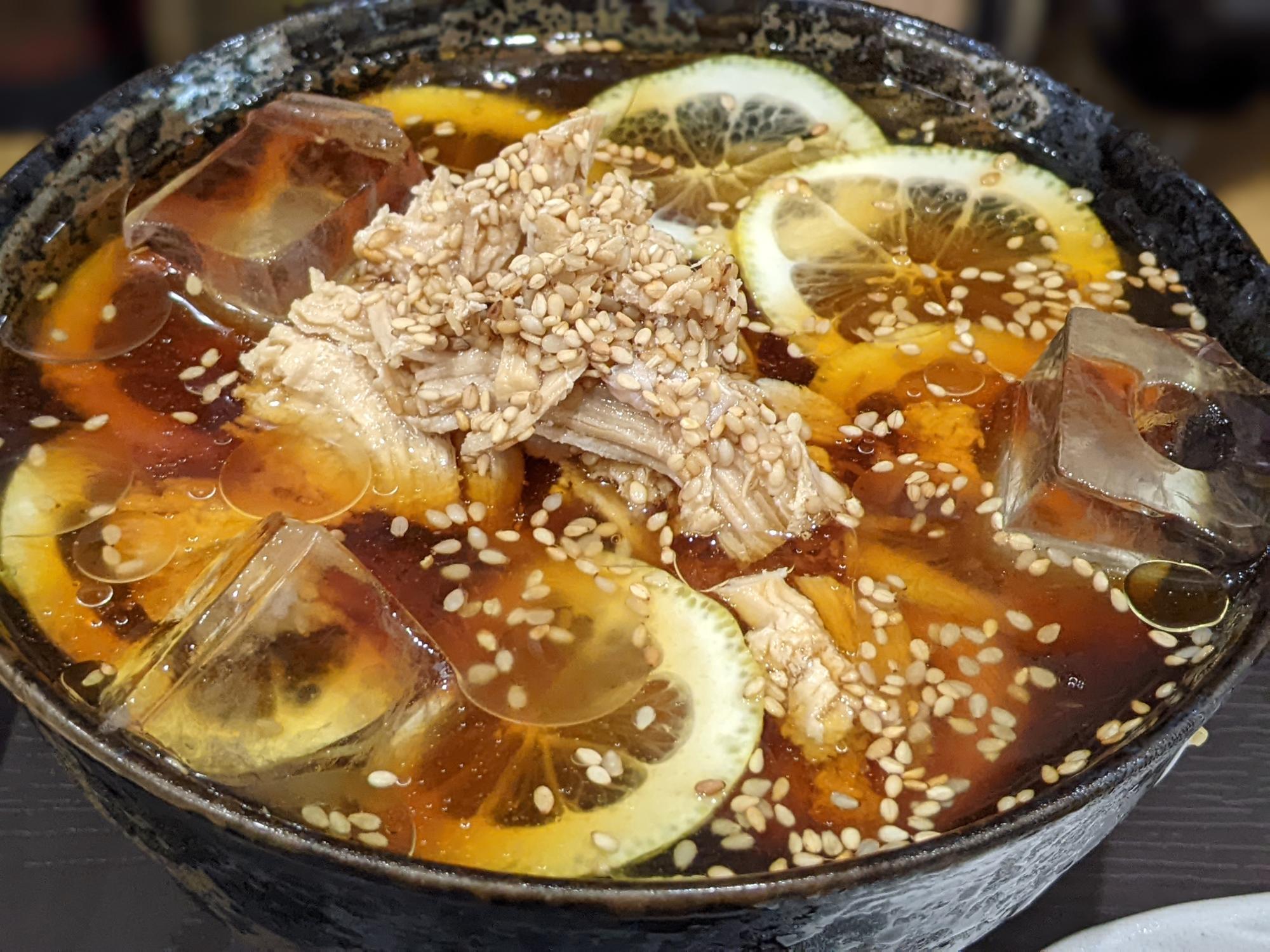 氷レモンラーメン770円(税込)