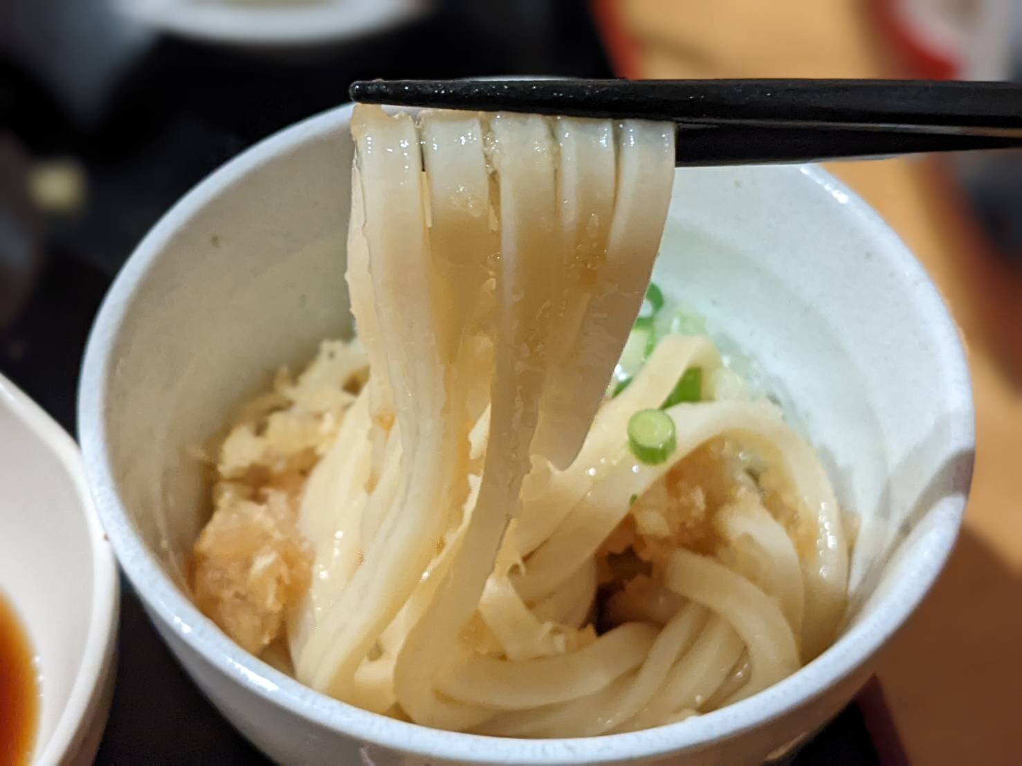 冷のぶっかけ太麺の讃岐うどん