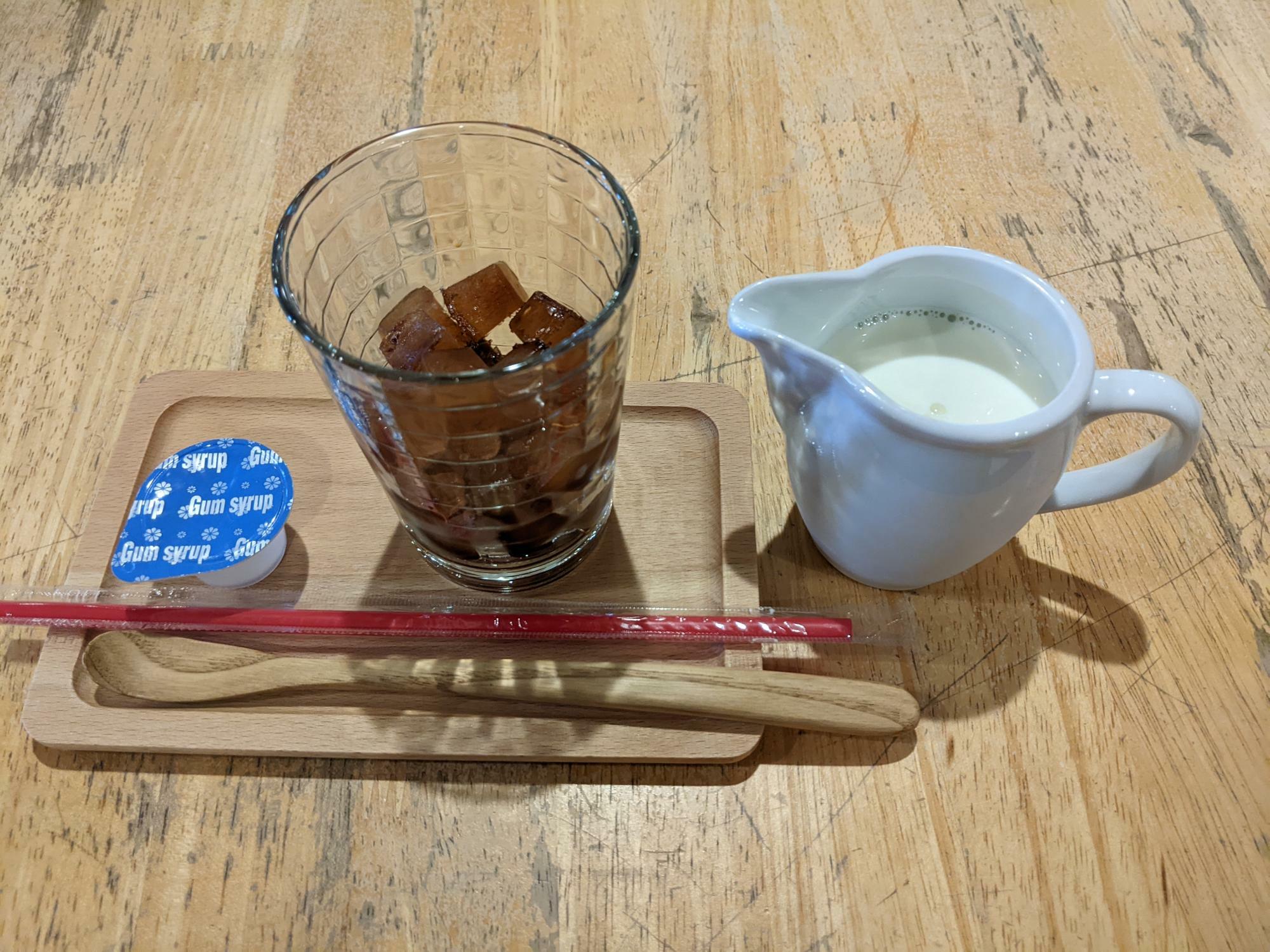 氷コーヒーミルク450円（税込）